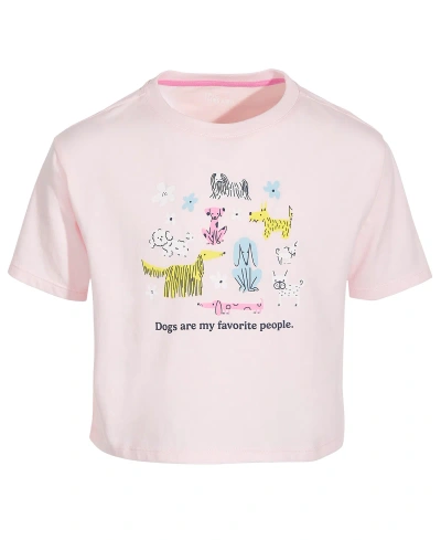 Epic Threads Big Girls Dog Lover Graphic T-shirt, Created For Macy's In Barely Pink