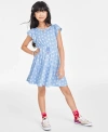 EPIC THREADS BIG GIRLS LOVE FLOWER PRINTED TIERED DRESS, CREATED FOR MACY'S
