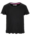 EPIC THREADS BIG GIRLS SOLID-COLOR TEXTURED T-SHIRT, CREATED FOR MACY'S
