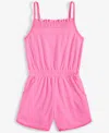 Epic Threads Big Girls Towel Terry Romper, Exclusively At Macy's In Juicy Pink