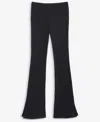 Epic Threads Big Kids Rib Flare-leg Leggings, Exclusively At Macy's In Deep Black