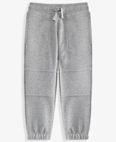 Epic Threads Babies' Boys 12m-5t Fleece Jogger Pants, Macy's Exclusive In Et Hthr Grey
