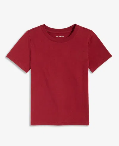 Epic Threads Kids' Boys' 12m-5t Sensory-friendly T-shirt, Macy's Exclusive In Brown