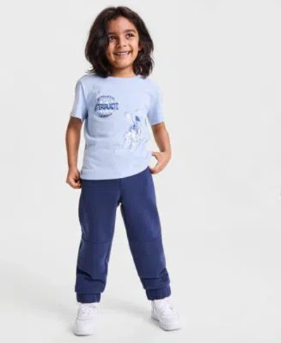 Epic Threads Kids' Boys 5 20 Astronaut Athlete Tee Fleece Jogger Pants Macys Exclusive In Blue