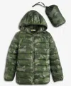 Epic Threads Boys 5-20 Camo Packable Jacket, Macy's Exclusive In Green