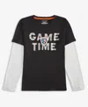 Epic Threads Boys 5-20 Game Time Graphic Layered-look T-shirt, Macy's Exclusive In Multi