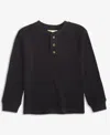 Epic Threads Boys 5-20 Henley Long Sleeve Shirt, Macy's Exclusive In Black