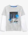 Epic Threads Boys 5-20 Nasa Layered-look T-shirt, Macy's Exclusive In Gray