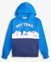 Epic Threads Boys 5-20 Off Trail Graphic Long-sleeve Hoodie, Macy's Exclusive In Blue