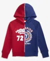 Epic Threads Boys 5-20 Split Graphic Long-sleeve Hoodie, Macy's Exclusive In Blue