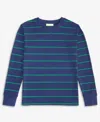 Epic Threads Boys 5-20 Striped Thermal Crewneck T-shirt, Macy's Exclusive In Blue