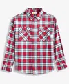 Epic Threads Boys 5-20 Tammy Plaid Flannel Shirt, Macy's Exclusive In Multi