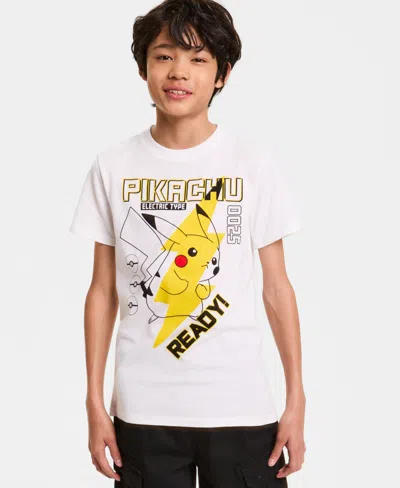 Epic Threads Kids' Boys' 5-20 Pikachu T-shirt, Macy's Exclusive In White