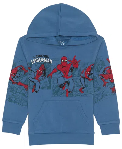 Epic Threads Kids' Boys' 5-20 Spider-man Graphic Hoodie In Blue