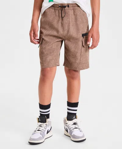 Epic Threads Kids' Boys 5-20 Tech Cargo Shorts, Macy's Exclusive In Brown