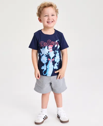 Epic Threads Babies' Boys' Toddler 12m-5t Dr. Seuss Cat In The Hat T-shirt, Macy's Exclusive In Blue