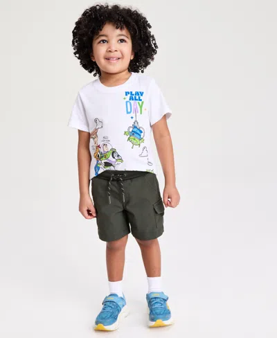 Epic Threads Boys' Toddler 12m-5t Cargo Tech Shorts, Macy's Exclusive In Multi
