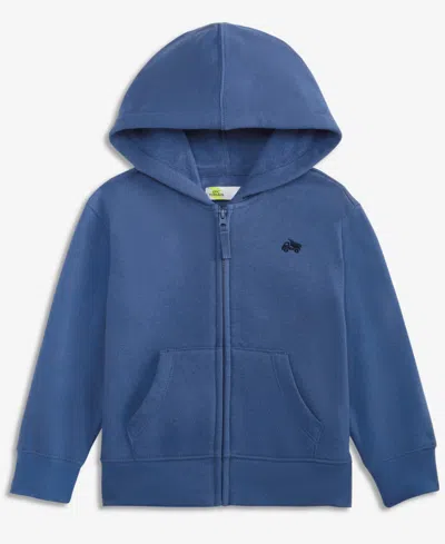 Epic Threads Babies' Boys' Toddler 12m-5t Fleece Icon Zip-up Hoodie, Macy's Exclusive In Varsity Blue
