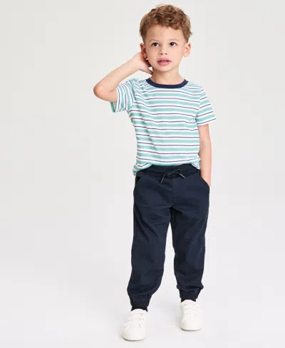 Epic Threads Babies' Boys' Toddler 12m-5t Twill Jogger Pants, Macy's Exclusive In Multi