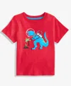 Epic Threads Boys Toddler 2t-4t Astro Dino Short-sleeve T-shirt, Macy's Exclusive In Red