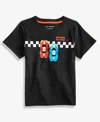 Epic Threads Boys Toddler 2t-4t Car Race Short-sleeve T-shirt, Macy's Exclusive In Black