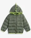 Epic Threads Boys Toddler 2t-4t Dino Lightweight Hooded Packable Jacket, Macy's Exclusive In Green