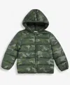 Epic Threads Boys Toddler 2t-4t Dino-print Midweight Hooded Puffer Jacket, Macy's Exclusive In Green