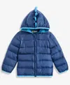 Epic Threads Boys Toddler 2t-4t Dino Puffer Hooded Jacket, Macy's Exclusive In Blue