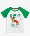 Epic Threads Boys Toddler 2t-4t Grinch Raglan Sleeve T-shirt, Macy's Exclusive In Multi