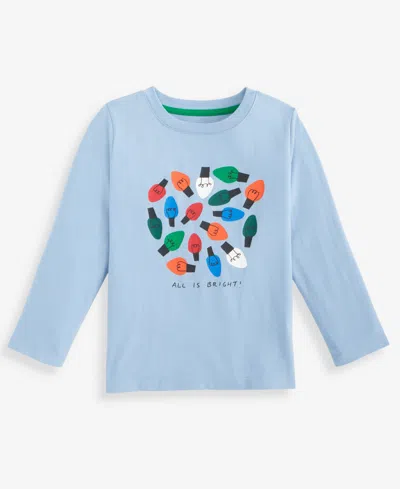 Epic Threads Babies' Boys Toddler 2t-4t Long Sleeve T-shirt, Macy's Exclusive In Blue