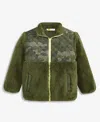 Epic Threads Boys Toddler 2t-4t Camo Faux-sherpa Jacket, Macy's Exclusive In Green