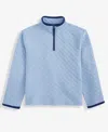 Epic Threads Boys Toddler 2t-4t Quilted Quarter-zip Jacket, Macy's Exclusive In Blue