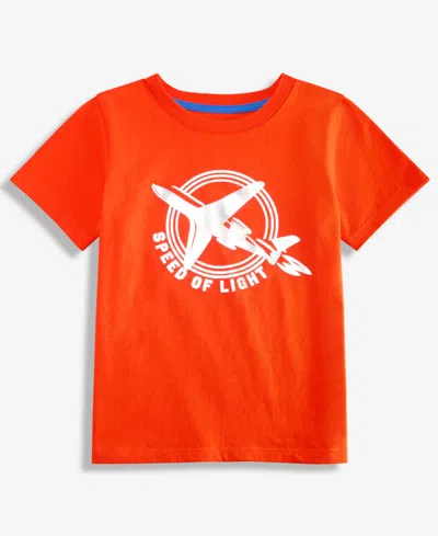 Epic Threads Babies' Boys Toddler 2t-4t Speed Of Light T-shirt, Macy's Exclusive In Orange