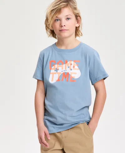 Epic Threads Kids' Boys' Xs-xl Game Time T-shirt, Macy's Exclusive In Blue