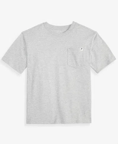 Epic Threads Kids' Boys' Xs-xl Heathered Pocket T-shirt, Macy's Exclusive In Gray