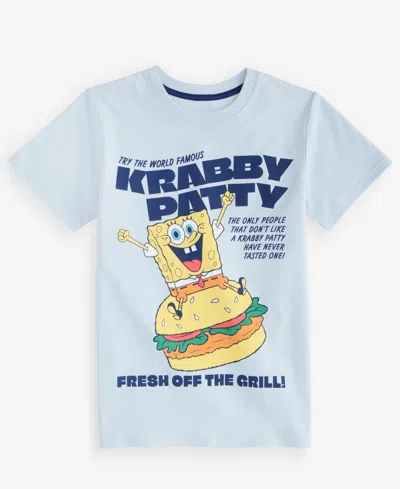 Epic Threads Kids' Boys' Xs-xl Krabby Patty Short-sleeve T-shirt, Macy's Exclusive In Blue