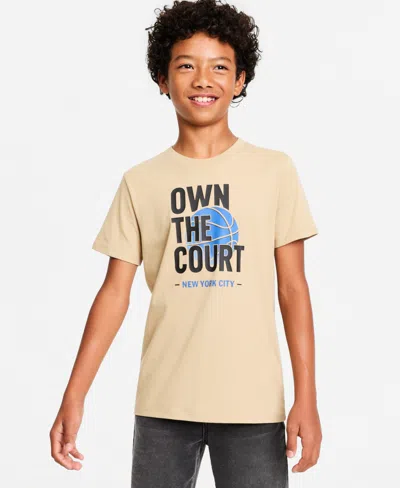 Epic Threads Kids' Boys' Xs-xl Own The Court Short-sleeve T-shirt, Macy's Exclusive In Pattern