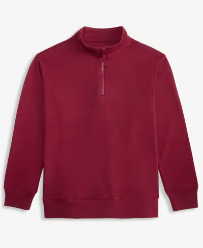 Epic Threads Kids' Boys' Xs-xl Ribbed Quarter-zip Sweater, Macy's Exclusive In Brown
