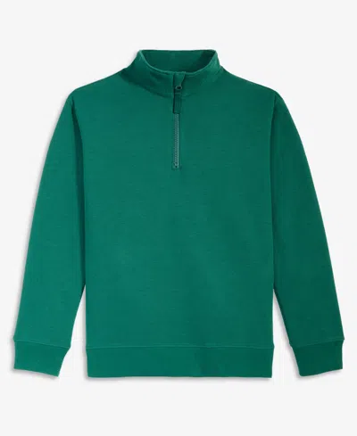 Epic Threads Kids' Boys' Xs-xl Ribbed Quarter-zip Sweater, Macy's Exclusive In Green