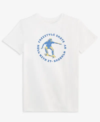 Epic Threads Kids' Boys' Xs-xl Short-sleeve Freestyle Skate T-shirt, Macy's Exclusive In White