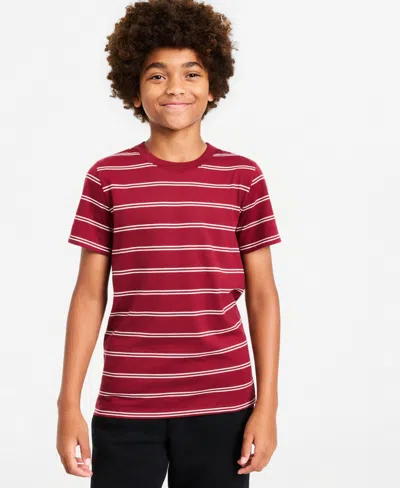 Epic Threads Kids' Boys' Xs-xl Striped Short-sleeve T-shirt, Macy's Exclusive In Red