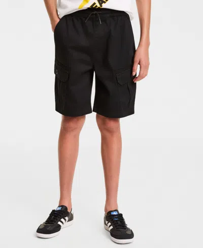 Epic Threads Boys' Xs-xl Twill Cargo Shorts, Macy's Exclusive In Black