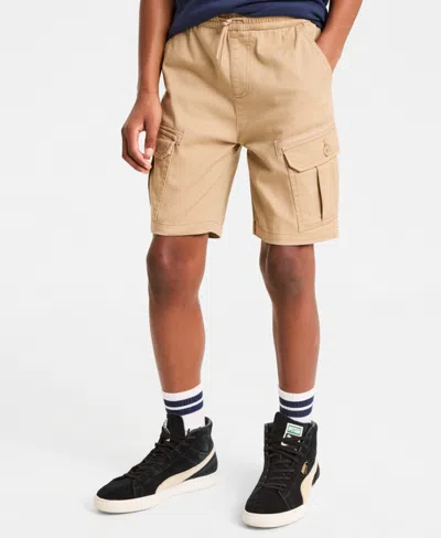 Epic Threads Boys' Xs-xl Twill Cargo Shorts, Macy's Exclusive In Neutral