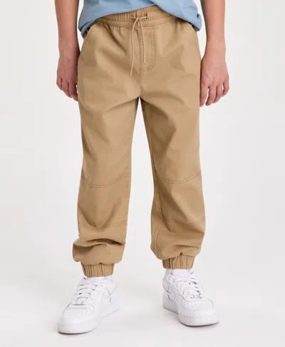 Epic Threads Kids' Boys' Xs-xl Twill Jogger Pants, Macy's Exclusive In Brown