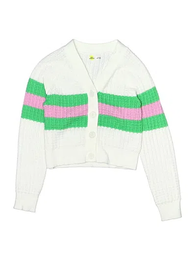 Pre-owned Epic Threads Kids' Cardigan Sweater In White