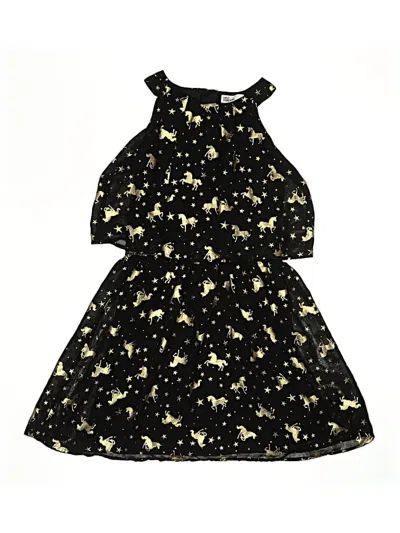 Pre-owned Epic Threads Kids' Dress In Black