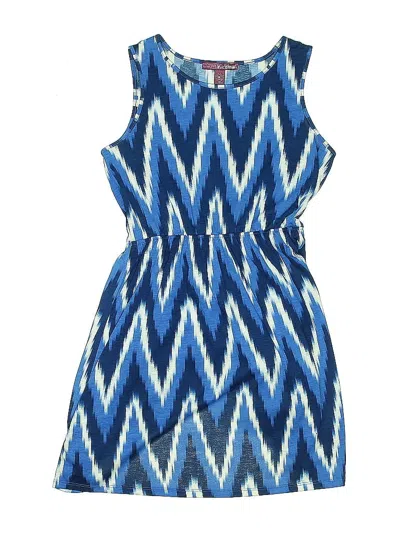 Pre-owned Epic Threads Kids' Dress In Blue