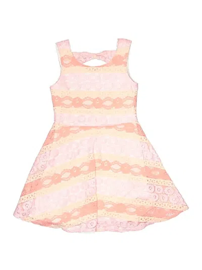 Pre-owned Epic Threads Kids' Dress In Pink