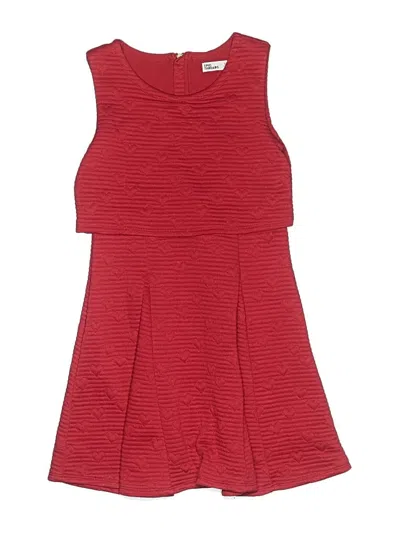 Pre-owned Epic Threads Kids' Dress In Red