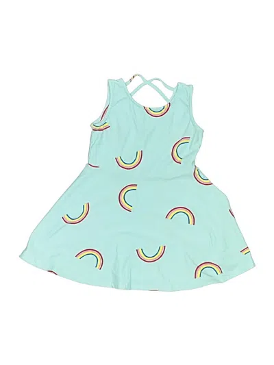 Pre-owned Epic Threads Kids' Dress In Teal